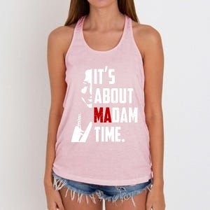 Kamala Harris 2024 ItS About Madam Time President Election Gift Women's Knotted Racerback Tank