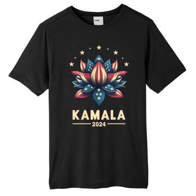 Kamala Harris 2024 Presidential Campaign American Lotus Tall Fusion ChromaSoft Performance T-Shirt