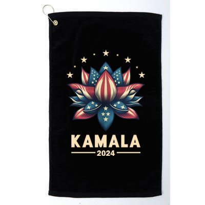 Kamala Harris 2024 Presidential Campaign American Lotus Platinum Collection Golf Towel