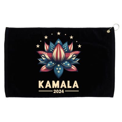 Kamala Harris 2024 Presidential Campaign American Lotus Grommeted Golf Towel