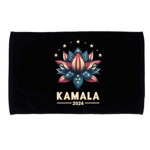 Kamala Harris 2024 Presidential Campaign American Lotus Microfiber Hand Towel