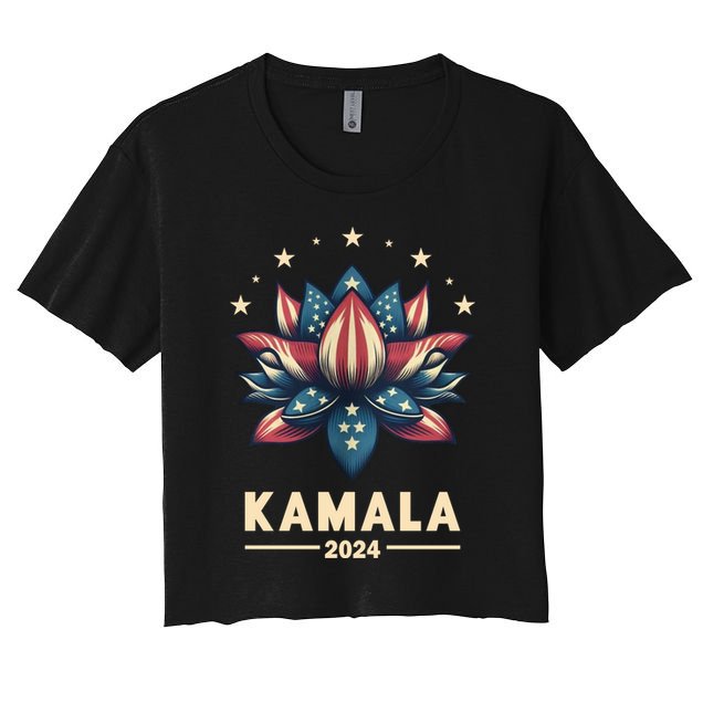 Kamala Harris 2024 Presidential Campaign American Lotus Crop Top