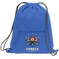 Kamala Harris 2024 Presidential Campaign American Lotus Sweatshirt Cinch Pack Bag