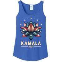 Kamala Harris 2024 Presidential Campaign American Lotus Ladies Essential Tank