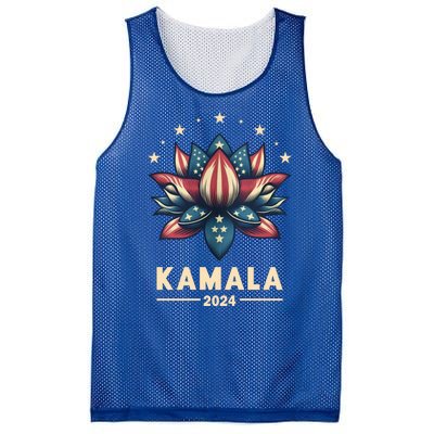 Kamala Harris 2024 Presidential Campaign American Lotus Mesh Reversible Basketball Jersey Tank