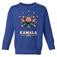 Kamala Harris 2024 Presidential Campaign American Lotus Toddler Sweatshirt