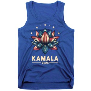 Kamala Harris 2024 Presidential Campaign American Lotus Tank Top