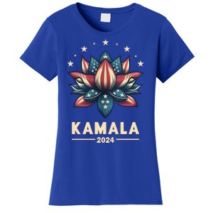 Kamala Harris 2024 Presidential Campaign American Lotus Women's T-Shirt