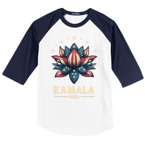 Kamala Harris 2024 Presidential Campaign American Lotus Baseball Sleeve Shirt