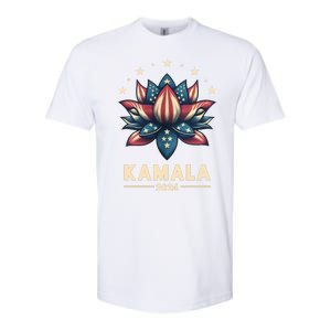 Kamala Harris 2024 Presidential Campaign American Lotus Softstyle CVC T-Shirt