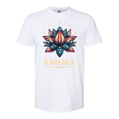 Kamala Harris 2024 Presidential Campaign American Lotus Softstyle® CVC T-Shirt