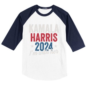 Kamala Harris 2024 Support Baseball Sleeve Shirt