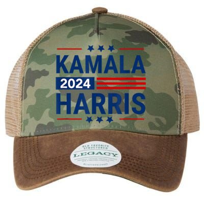 Kamala Harris 2024 Support First Presidente Usa Women Legacy Tie Dye Trucker Hat