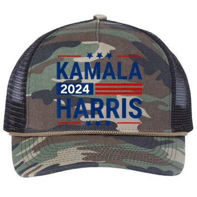 Kamala Harris 2024 Support First Presidente Usa Women Retro Rope Trucker Hat Cap