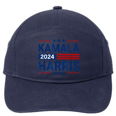 Kamala Harris 2024 Support First Presidente Usa Women 7-Panel Snapback Hat