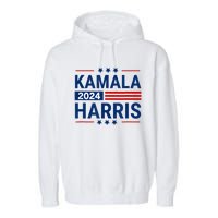 Kamala Harris 2024 Support First Presidente Usa Women Garment-Dyed Fleece Hoodie