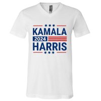 Kamala Harris 2024 Support First Presidente Usa Women V-Neck T-Shirt