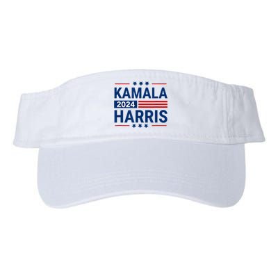 Kamala Harris 2024 Support First Presidente Usa Women Valucap Bio-Washed Visor