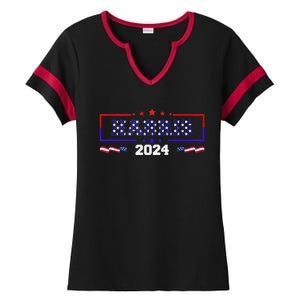 Kamala Harris 2024 Kamala For President Kamala2024 Ladies Halftime Notch Neck Tee