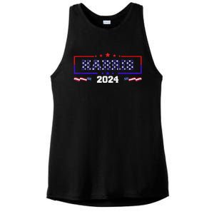 Kamala Harris 2024 Kamala For President Kamala2024 Ladies PosiCharge Tri-Blend Wicking Tank