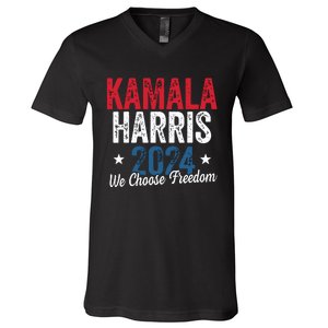 Kamaka Harris 2024 V-Neck T-Shirt