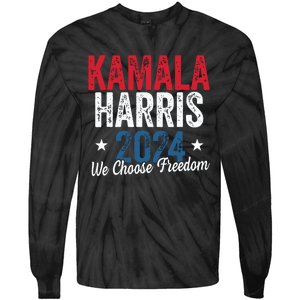 Kamaka Harris 2024 Tie-Dye Long Sleeve Shirt