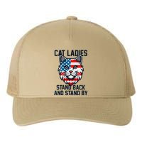 Kamala Harris 2024 Childless Cat Lady Ladies Stand Back By Yupoong Adult 5-Panel Trucker Hat