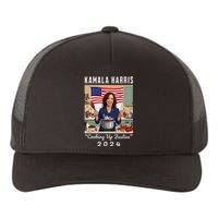 Kamala Harris 2024 Cooking Up Justice Fun Political Yupoong Adult 5-Panel Trucker Hat