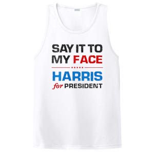 Kamala Harris 2024 Say It To My Face Debate Me PosiCharge Competitor Tank