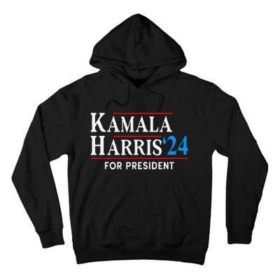 Kamala Harris 2024 For President Election Save Democracy Tall Hoodie