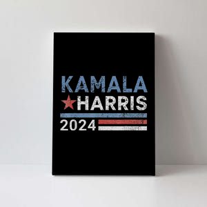 Kamala Harris 2024 For President Election Campaign Canvas