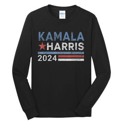 Kamala Harris 2024 For President Election Campaign Tall Long Sleeve T-Shirt