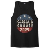 Kamala Harris 2024 For President Retro Button Election PosiCharge Competitor Tank