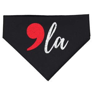 Kamala Harris 2024 President Comma La Funny USA-Made Doggie Bandana