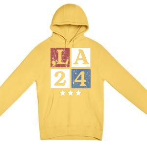 Kamala Harris 2024 Comma La Gift Premium Pullover Hoodie