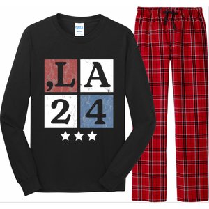 Kamala Harris 2024 Comma La Gift Long Sleeve Pajama Set