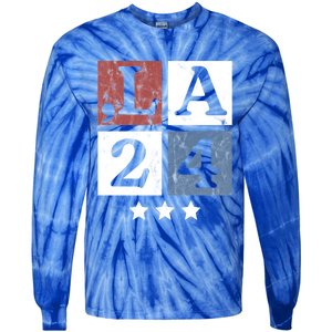 Kamala Harris 2024 Comma La Gift Tie-Dye Long Sleeve Shirt