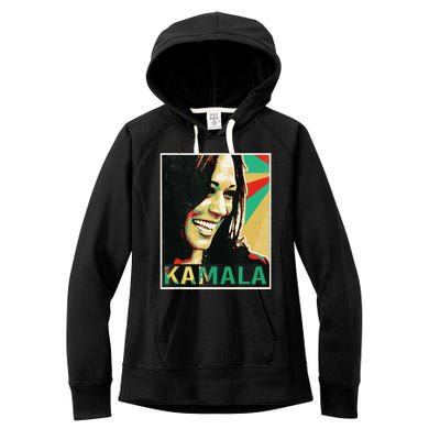 Kamala Harris 2024 Kamala For President Women's Fleece Hoodie