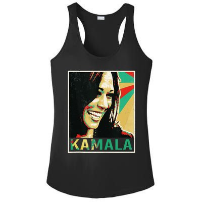 Kamala Harris 2024 Kamala For President Ladies PosiCharge Competitor Racerback Tank