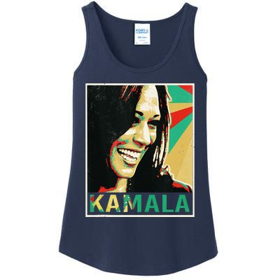 Kamala Harris 2024 Kamala For President Ladies Essential Tank