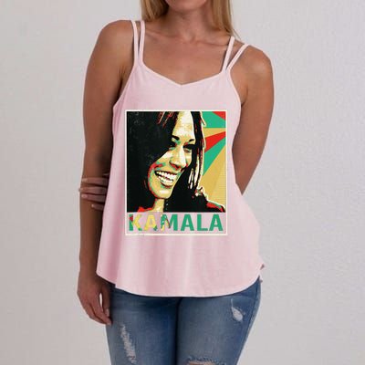 Kamala Harris 2024 Kamala For President Women's Strappy Tank