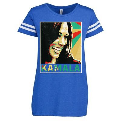 Kamala Harris 2024 Kamala For President Enza Ladies Jersey Football T-Shirt