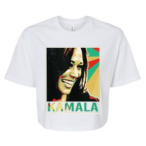 Kamala Harris 2024 Kamala For President Bella+Canvas Jersey Crop Tee