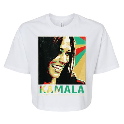 Kamala Harris 2024 Kamala For President Bella+Canvas Jersey Crop Tee