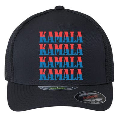 Kamala Harris 2024 President Harris Election Flexfit Unipanel Trucker Cap