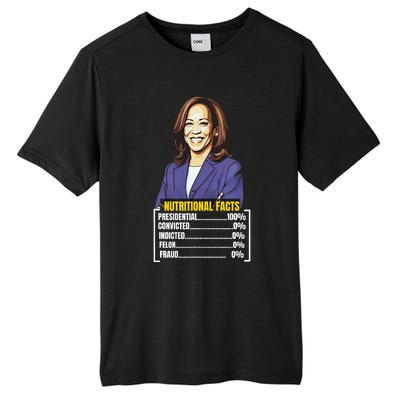 Kamala Harris 2024 For President Harris Versus Trump Facts Tall Fusion ChromaSoft Performance T-Shirt