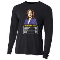 Kamala Harris 2024 For President Harris Versus Trump Facts Cooling Performance Long Sleeve Crew