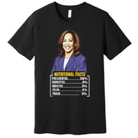 Kamala Harris 2024 For President Harris Versus Trump Facts Premium T-Shirt