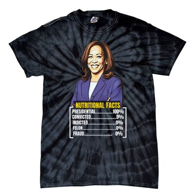 Kamala Harris 2024 For President Harris Versus Trump Facts Tie-Dye T-Shirt