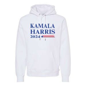 Kamala Harris 2024 For President Campaign American Flag Premium Hoodie